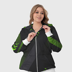 Женский 3D-костюм Color black green, цвет: 3D-белый — фото 2