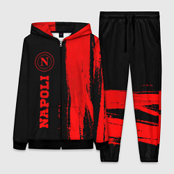 Женский 3D-костюм Napoli - red gradient по-вертикали, цвет: 3D-черный