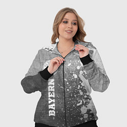 Женский 3D-костюм Bayern - grey gradient по-вертикали, цвет: 3D-черный — фото 2