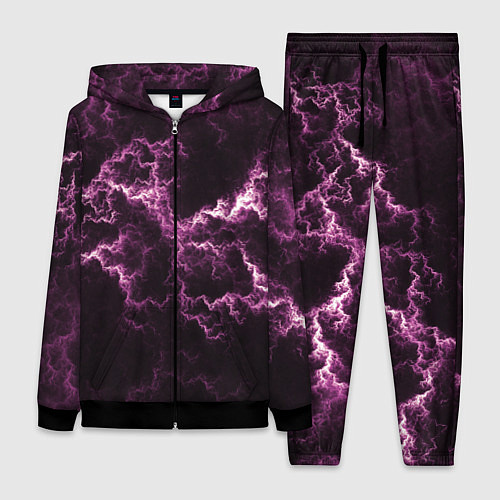 Женский костюм Lightning pink glow / 3D-Черный – фото 1