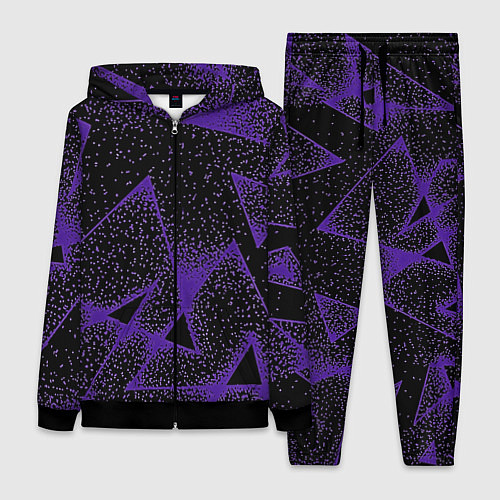 Женский костюм The triangle is purple / 3D-Черный – фото 1