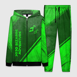 Женский 3D-костюм JoJo Bizarre Adventure - green gradient вертикальн, цвет: 3D-черный