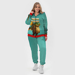 Женский 3D-костюм Trippi Troppi рыба мем, цвет: 3D-красный — фото 2