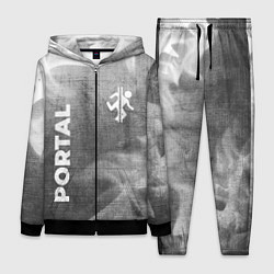 Женский 3D-костюм Portal - grey gradient вертикально, цвет: 3D-черный