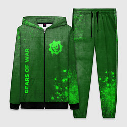 Женский костюм Gears of War - green gradient вертикально