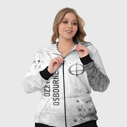 Женский 3D-костюм Ozzy Osbourne - white gradient вертикально, цвет: 3D-черный — фото 2