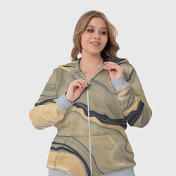 Женский 3D-костюм Песочный мрамор, цвет: 3D-меланж — фото 2