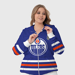 Женский 3D-костюм Эдмонтон Ойлерз хоккей, цвет: 3D-белый — фото 2