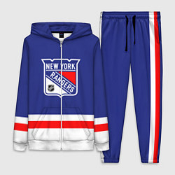 Женский 3D-костюм Нью Йорк Рейнджерс хоккей, цвет: 3D-белый