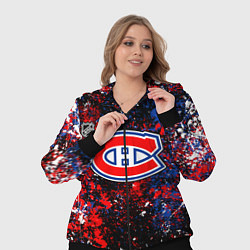 Женский 3D-костюм Montreal Canadiens NHL black, цвет: 3D-черный — фото 2