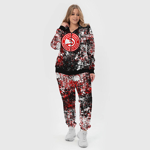 Женский костюм Atlanta Hawks / 3D-Черный – фото 4