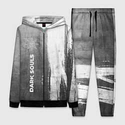 Женский 3D-костюм Dark Souls - grey gradient по-вертикали, цвет: 3D-черный