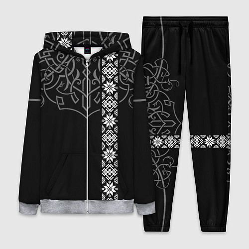 Женский костюм Славянские символы традиции народа / 3D-Меланж – фото 1