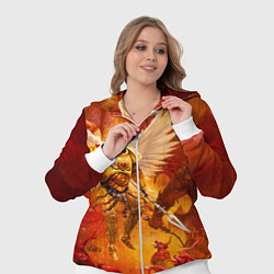 Женский 3D-костюм Кот примарх, цвет: 3D-белый — фото 2