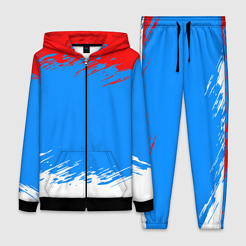 Женский костюм Патриот - флаг / 3D-Черный – фото 1