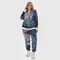 Женский 3D-костюм Фантастический мир с медузами и озеро у гор, цвет: 3D-белый — фото 2