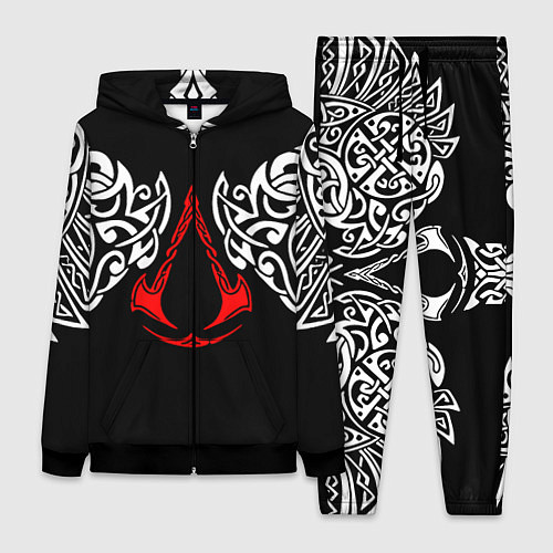 Женский костюм Силуэт ворона - Aссасинс Крид / 3D-Черный – фото 1