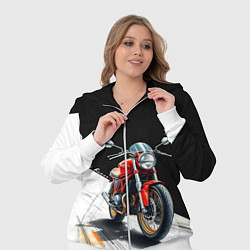 Женский 3D-костюм Ducati Racer, цвет: 3D-белый — фото 2