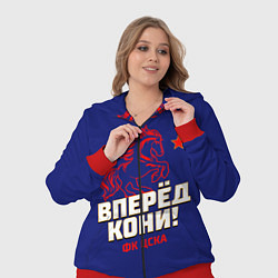 Женский 3D-костюм Вперед кони ФК ЦСКА, цвет: 3D-красный — фото 2