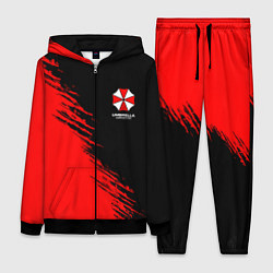 Женский 3D-костюм Umbrella Corp - red and black, цвет: 3D-черный