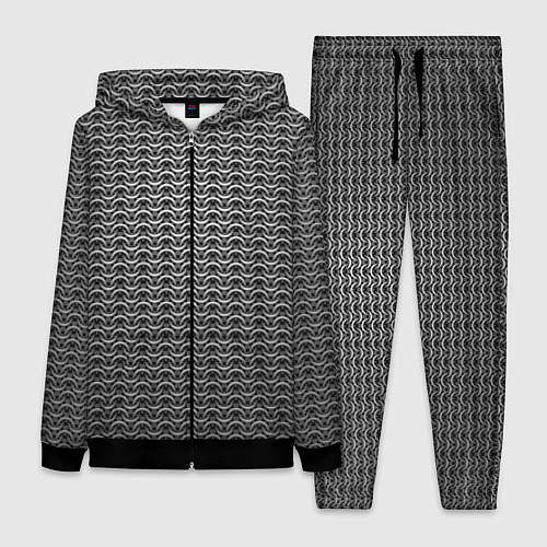 Женский костюм Стальная кольчуга воинов / 3D-Черный – фото 1