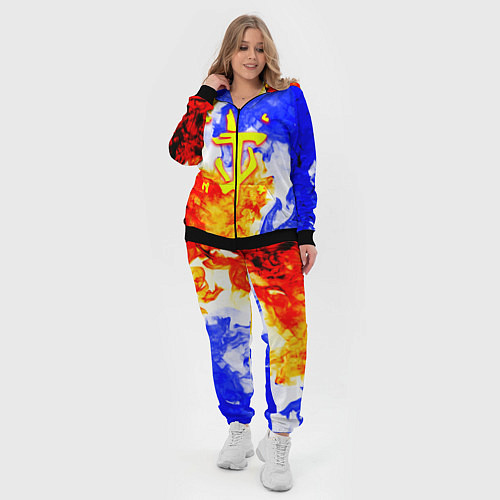 Женский костюм Doom битва огня / 3D-Черный – фото 4