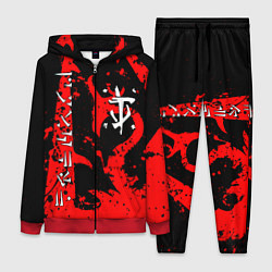 Женский 3D-костюм Doom dark age dragon, цвет: 3D-красный