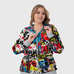 Женский 3D-костюм Граффити коллаж, цвет: 3D-меланж — фото 2