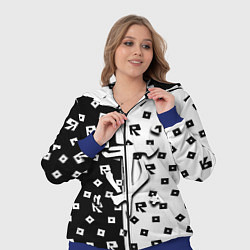 Женский 3D-костюм Doom x roblox pattern, цвет: 3D-синий — фото 2