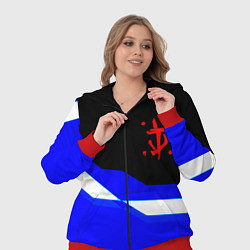 Женский 3D-костюм Doom sport geometry, цвет: 3D-красный — фото 2