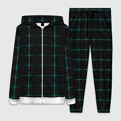 Женский костюм Color black blue crosses