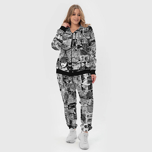 Женский костюм Horror World of Junji Ito / 3D-Черный – фото 4