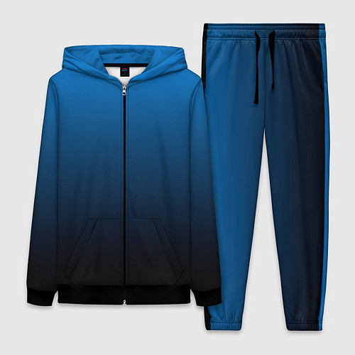 Женский костюм Blue gradient / 3D-Черный – фото 1