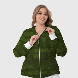 Женский 3D-костюм Кирпичная стена, цвет: 3D-белый — фото 2