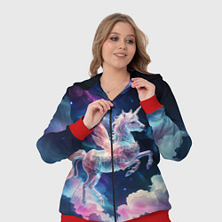 Женский 3D-костюм Космический единорог, AIPs, цвет: 3D-красный — фото 2