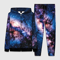 Женский 3D-костюм Фантастический космос звёзды и туманности, цвет: 3D-черный