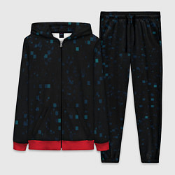Женский 3D-костюм Color dark blue khaki, цвет: 3D-красный
