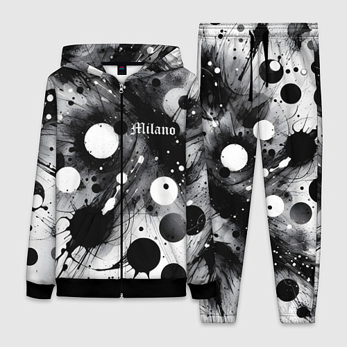 Женский костюм Abstract fantasy pattern - Milano / 3D-Черный – фото 1