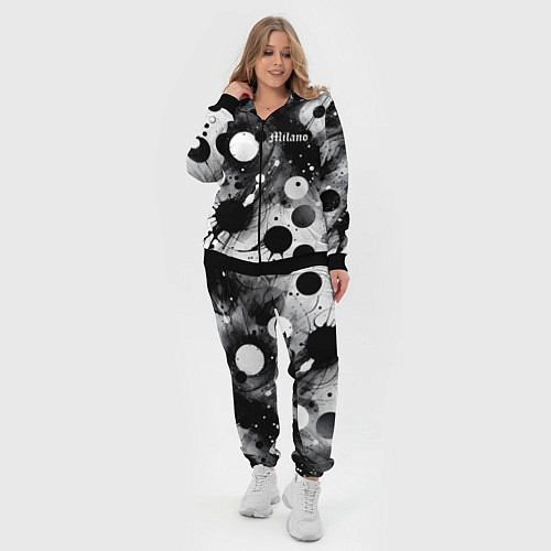 Женский костюм Abstract fantasy pattern - Milano / 3D-Черный – фото 4
