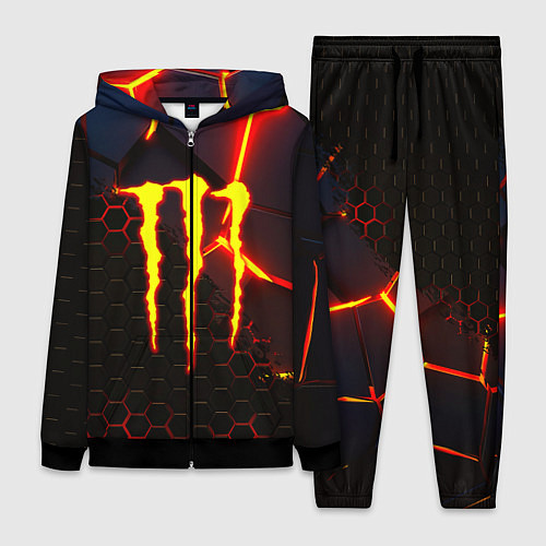 Женский костюм Monster energy броня краски / 3D-Черный – фото 1