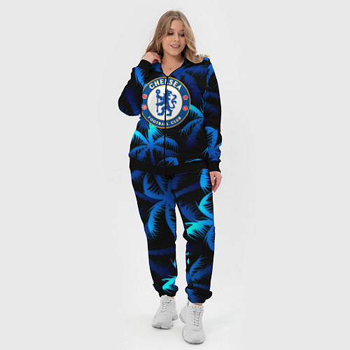 Женский костюм Chelsea тропики / 3D-Черный – фото 4
