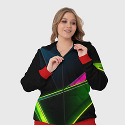 Женский 3D-костюм Неоновое освещение, цвет: 3D-красный — фото 2