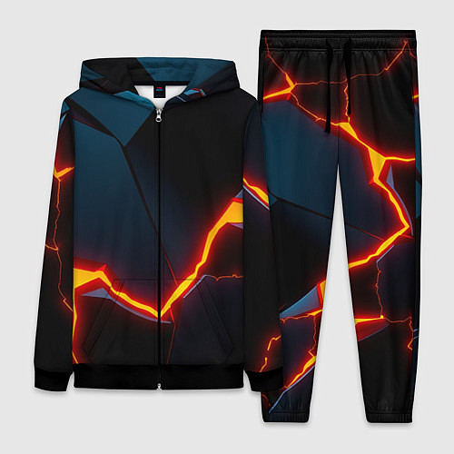 Женский костюм Plate split / 3D-Черный – фото 1