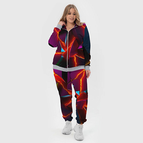 Женский костюм Fractures multicolored tiles / 3D-Меланж – фото 4