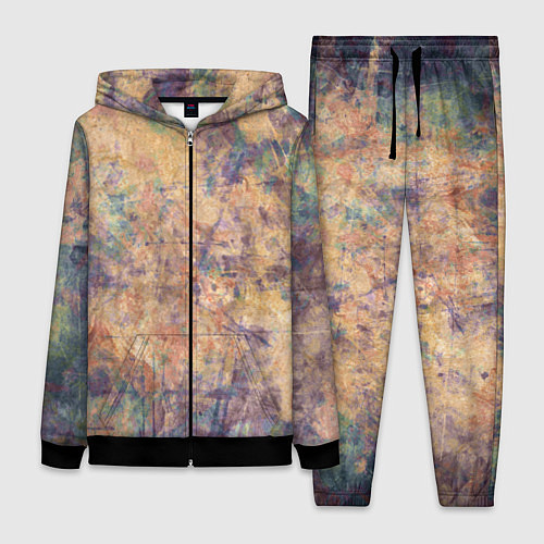 Женский костюм Абстракция - pink marble with blue flecks / 3D-Черный – фото 1