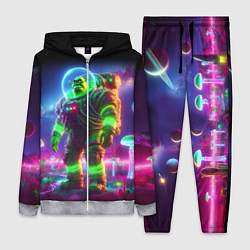 Женский костюм Космонавт Шрук в неоновом скафандре на загадочной