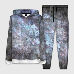 Женский 3D-костюм Абстракция - gray-blue hurricane, цвет: 3D-белый