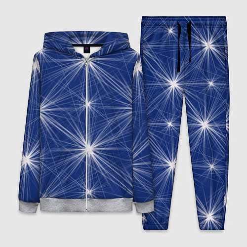 Женский костюм Звезды на синем фоне / 3D-Меланж – фото 1