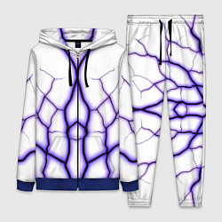 Женский костюм Color white purple