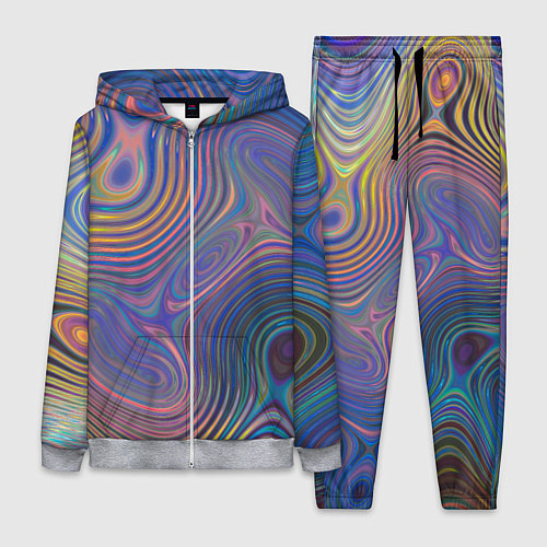Женский костюм Абстрактная рябь / 3D-Меланж – фото 1